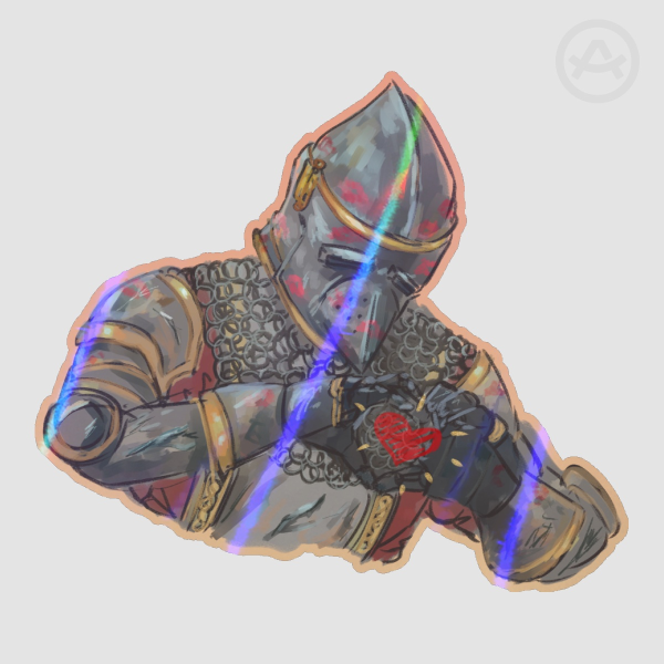 Zeeohyi - KNIGHT KISSES Hounskull Sticker