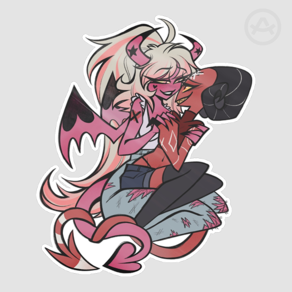 Verbie Snuggle - Die Cut Sticker