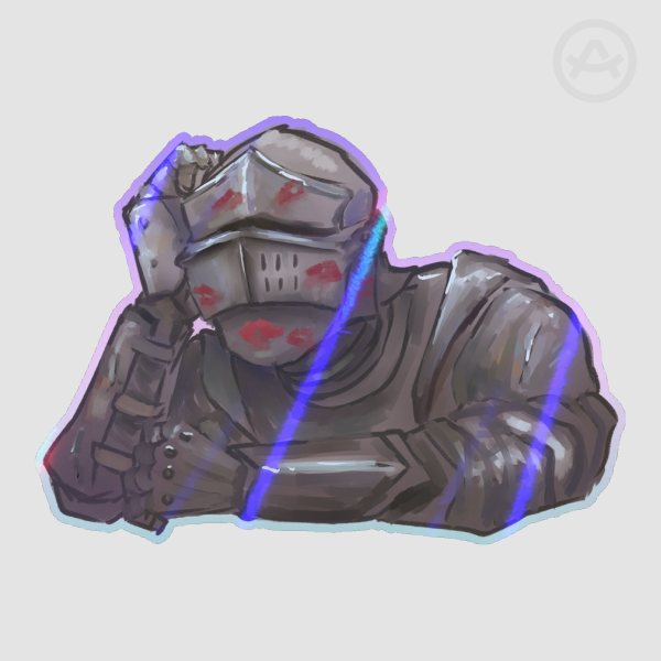 Zeeohyi - KNIGHT KISSES Sallet Sticker