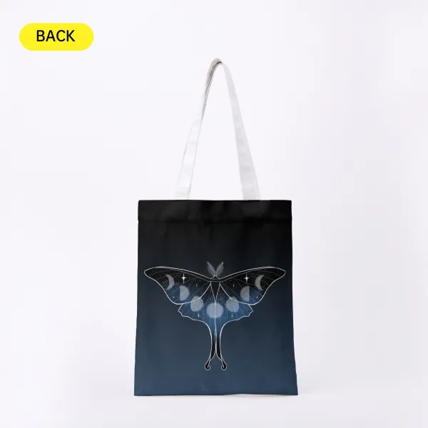 Lunar moth tote bag