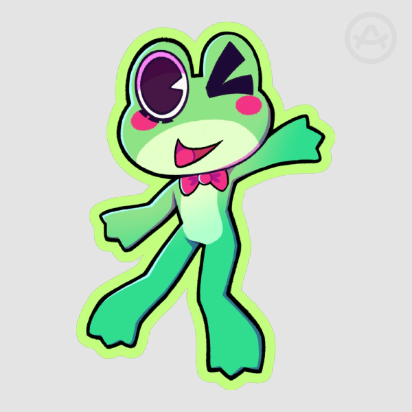 Ribbit TADC Sticker
