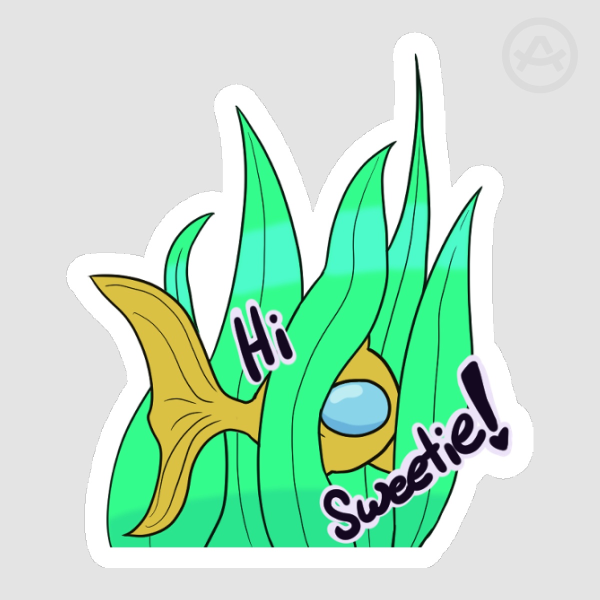 Hi Sweetie! | Among Us Matte Sticker