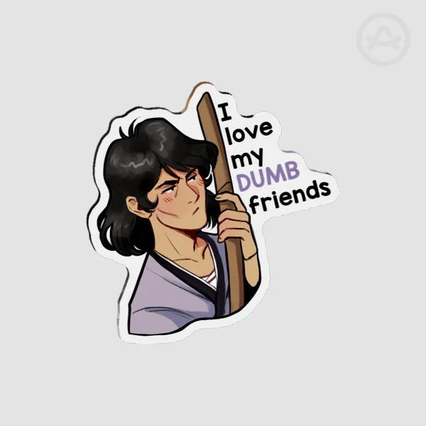 LOVE MY DUMB FRIENDS Goemon Shaped Fridge Magnets - 1.96""(50mm)