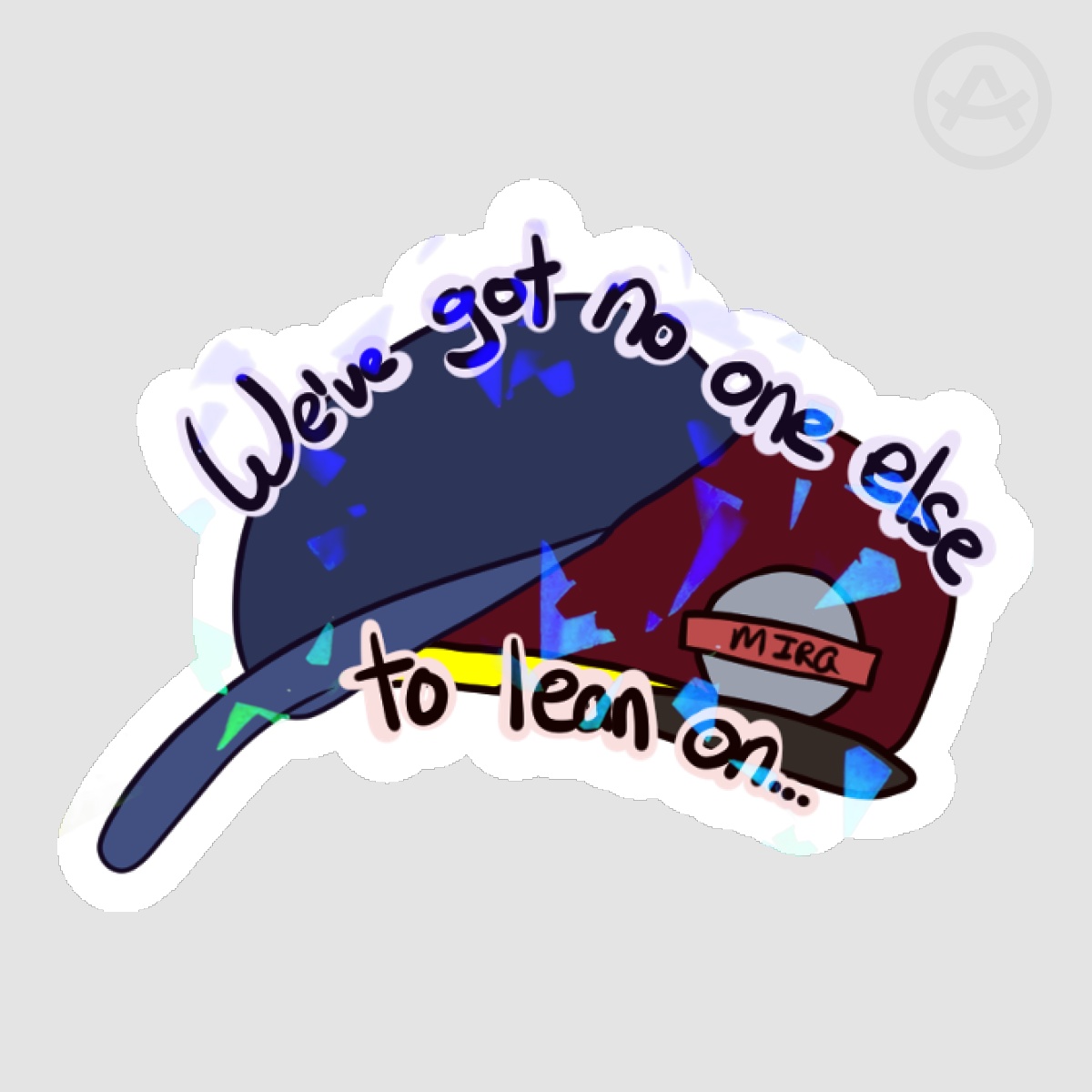 Lean On | Among Us Holo Sticker