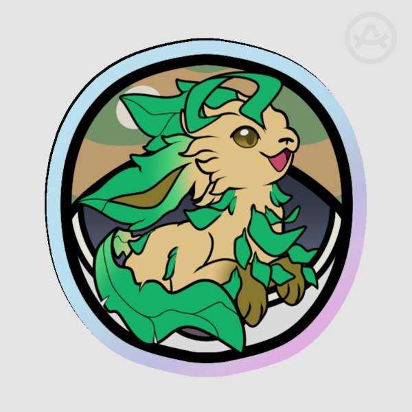 (SHINY) Leafeon Acrylic Pin