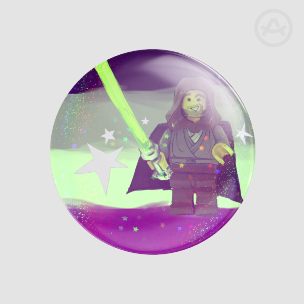 Jedi Bob Ace Pride Pin