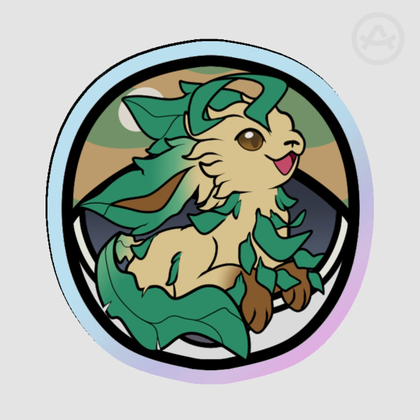 Leafeon Acrylic Pin