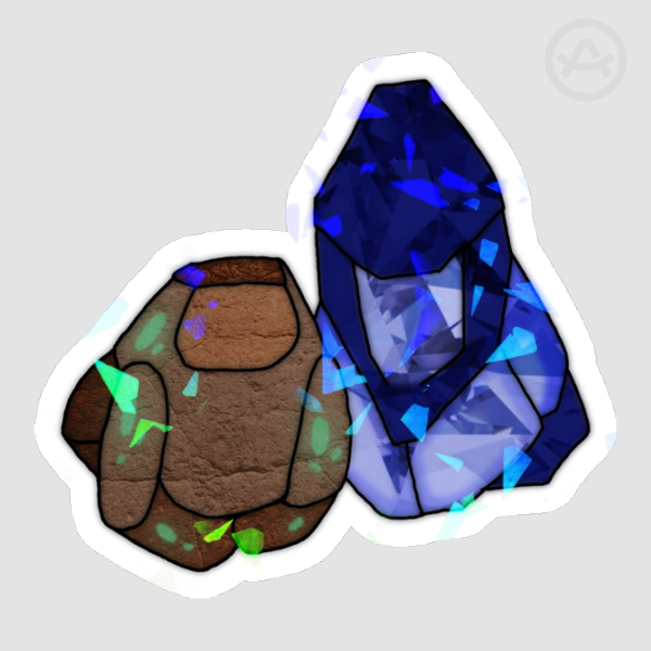 Rocky and Adrian Sticker