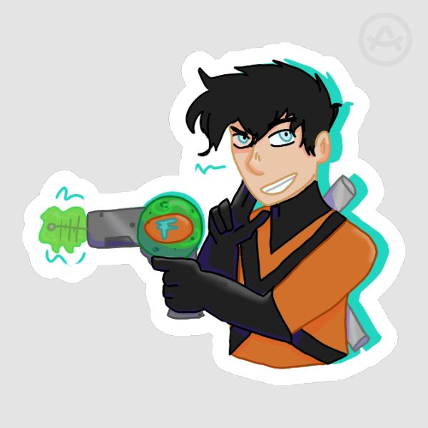Pirate Radio Danny Sticker