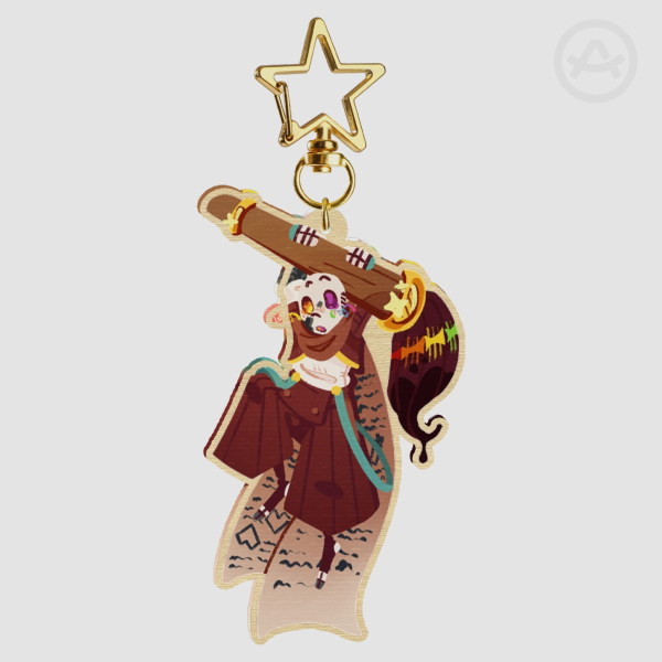 Hanging Ink Keychain (Wooden) - UTMV