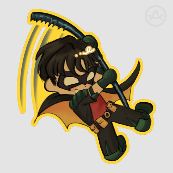 Tim Drake sticker | swinging staff!