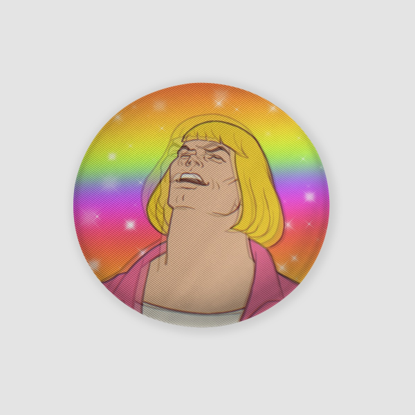 Fabulous Secret Powers Lenticular Round Badge - Prince Adam