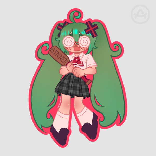 Rotten Girl Miku Sinner Sticker