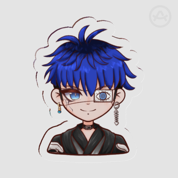 The Hundred Line Yugamu Acrylic Pins