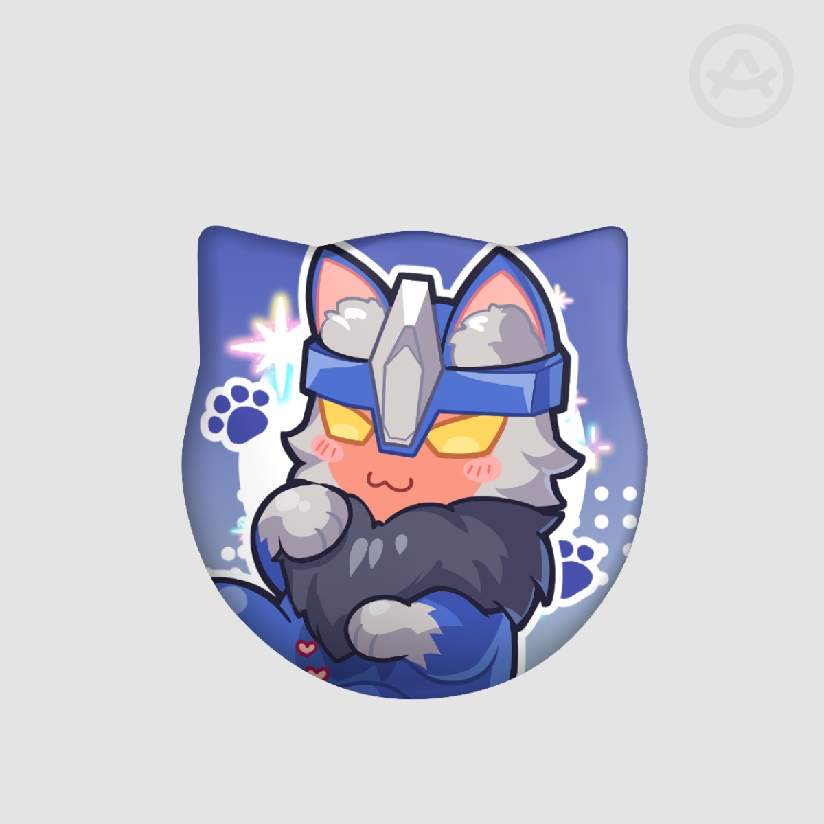 Transformers Prime Breakdown Cat Shape Holographic Badge