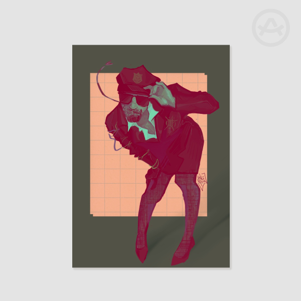 Leland Coyle Pinup Print
