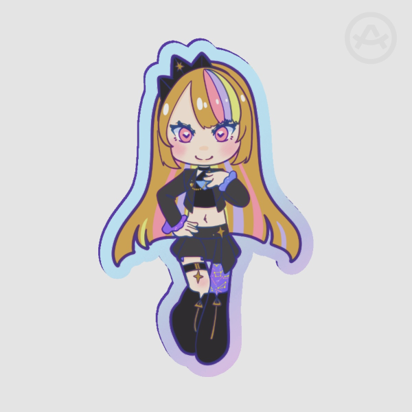 Galaco Black Acrylic Pin