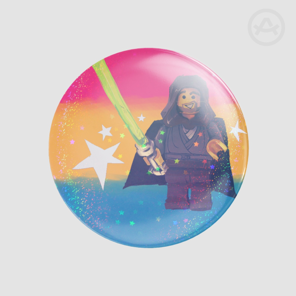 Jedi Bob Pan Pride Pin