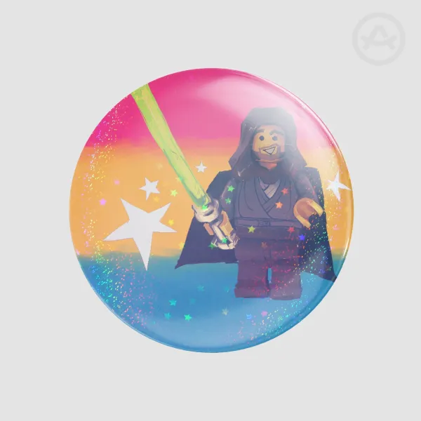 Jedi Bob Pan Pride Pin