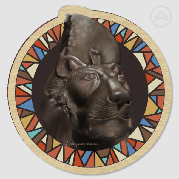 Sekhmet Talisman | Wood Pins