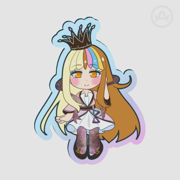 Galaco Blue Acrylic Pin