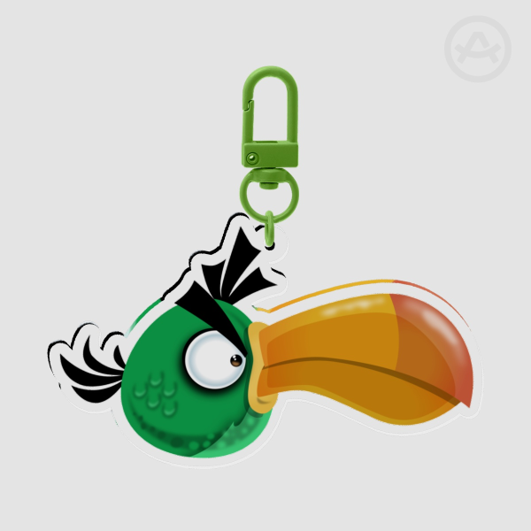 Angry Birds Boomerang Bird Keychain