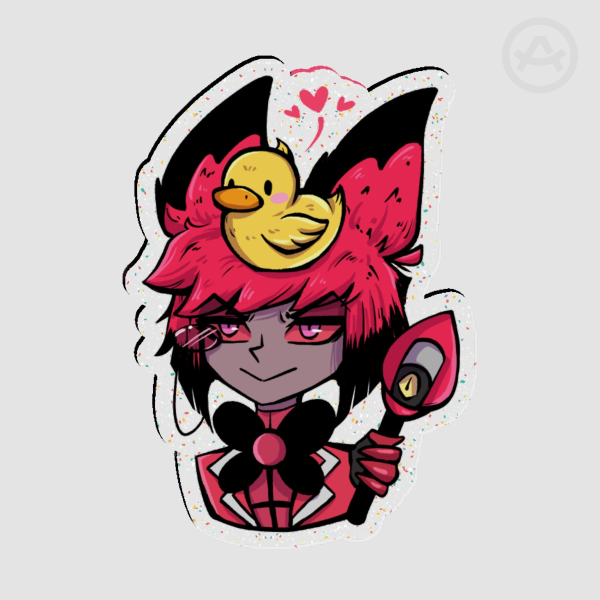 Chibi Alastor Acrylic Pin