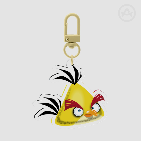 Angry Birds Yellow Bird Keychain