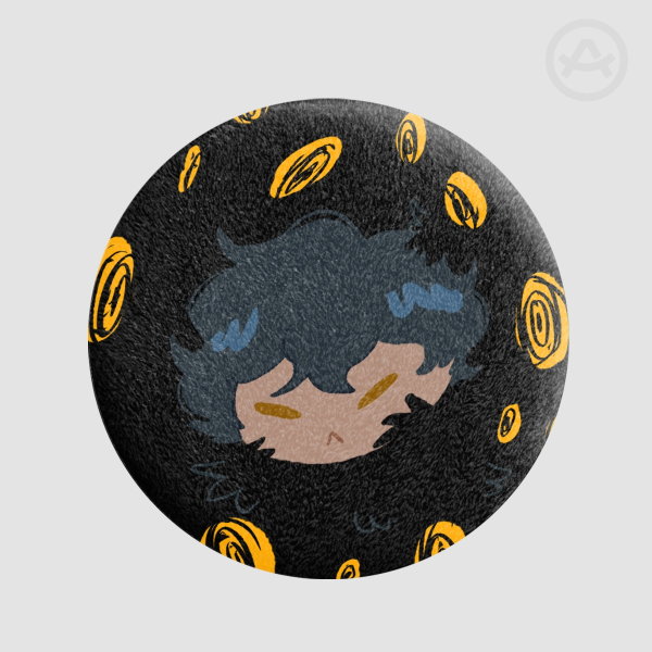 squishy birdheim pin