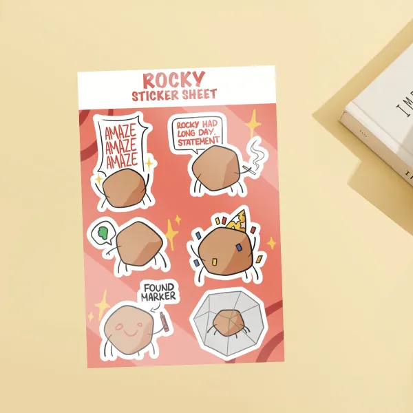Rocky Sticker Sheet