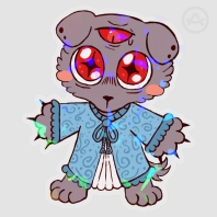 Aamon -  Clear PET Vinyl Sticker