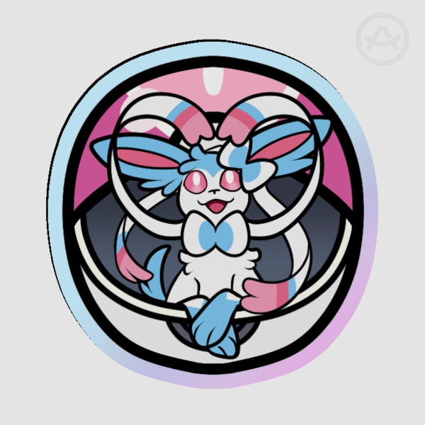 (SHINY) Sylveon Acrylic Pin