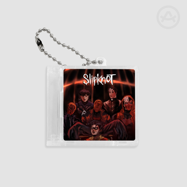 Slipknot Jason Todd / Red Hood Acrylic CD Keychain