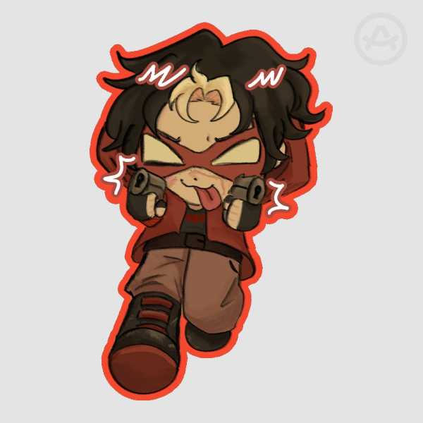 Jason Todd sticker | flinging guns!