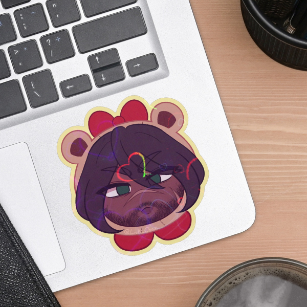 Eden & Tiny Chum (DoL) Colored Edge Die Cut Stickers
