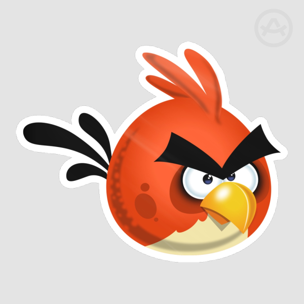 Angry Birds Red Sticker