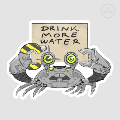 Drink Water! Sticker