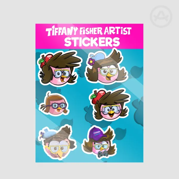 Tiffany Fisher Artist Stickers Sheet