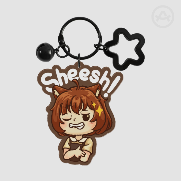 Sheesh Acrylic Keychain - Mocha