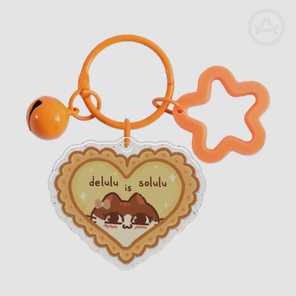Delulu is Solulu Acrylic Keychains