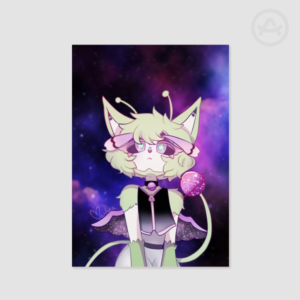 Husk Glorp | Alien A4 print || hazbin hotel