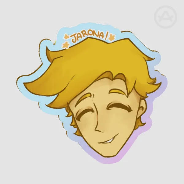 Flowery Acrylic Pin