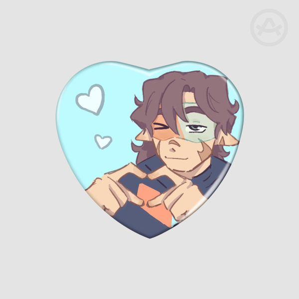 Hotguy Heart Pin!