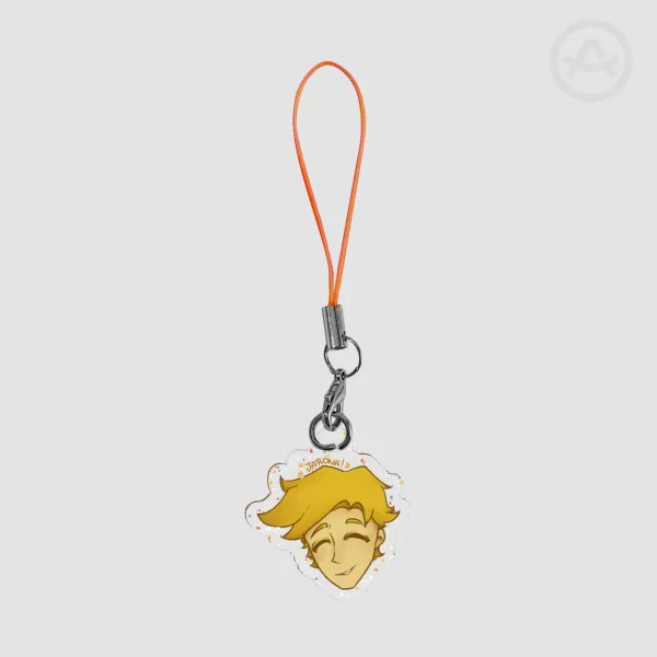 Flowery Glittery Phone Charm