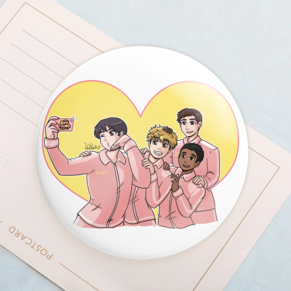 BoyThrob - Holographic Badges