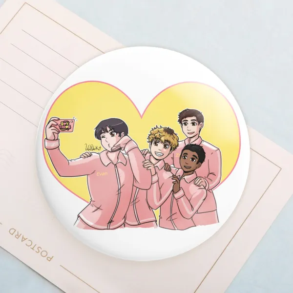 BoyThrob - Holographic Badges