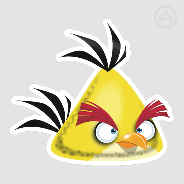 Angry Birds Chuck Sticker