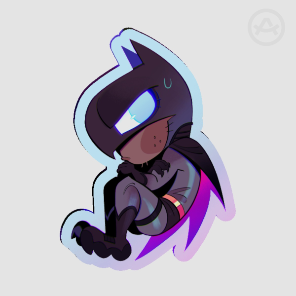 Bat Acrylic Pin