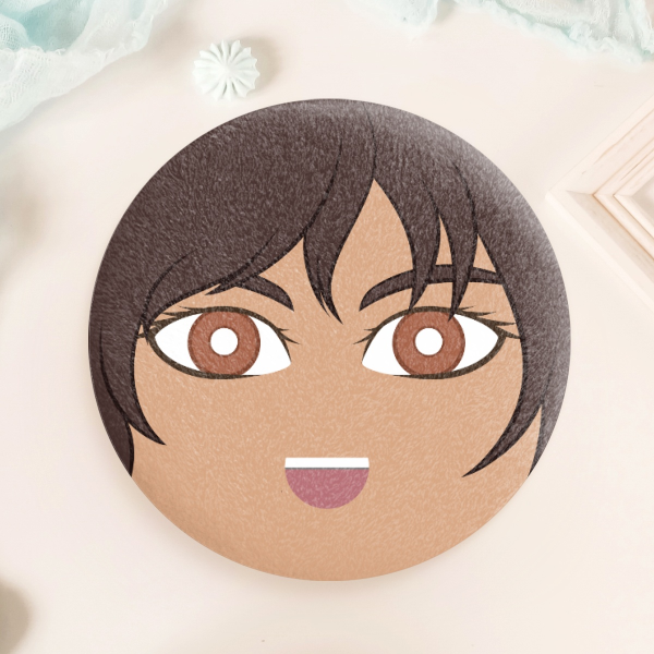 Plush Iris Badge