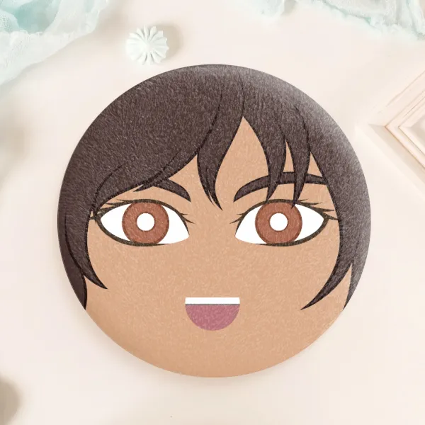 Plush Iris Badge